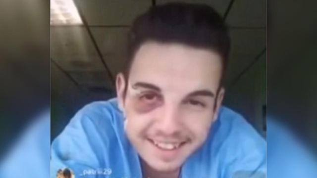 Cristian Rodríguez durante el vídeo de Instagram donde instultaba a su amigo