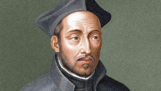 Ignacio de Loyola, fundador de la Compañía de Jesús, apadrinado por Isabel Roser