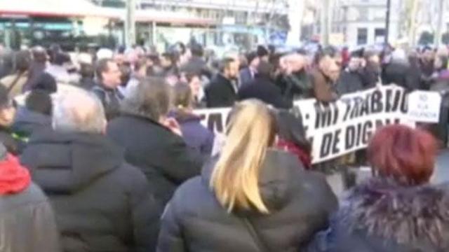 Manifestación de conductores de VTC en Barcelona / 324