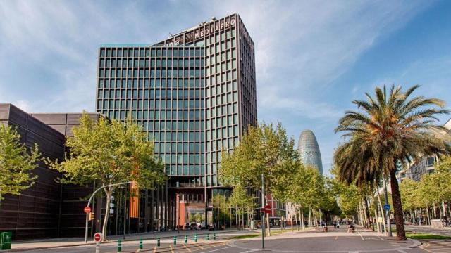 Imagen de la sede de Mediapro en la avenida Diagonal de Barcelona (d) / CG