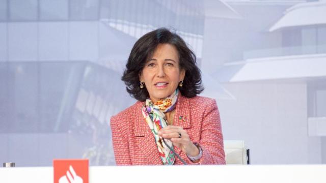 Ana Botín, durante la junta general de accionistas de marzo de 2021 / EP