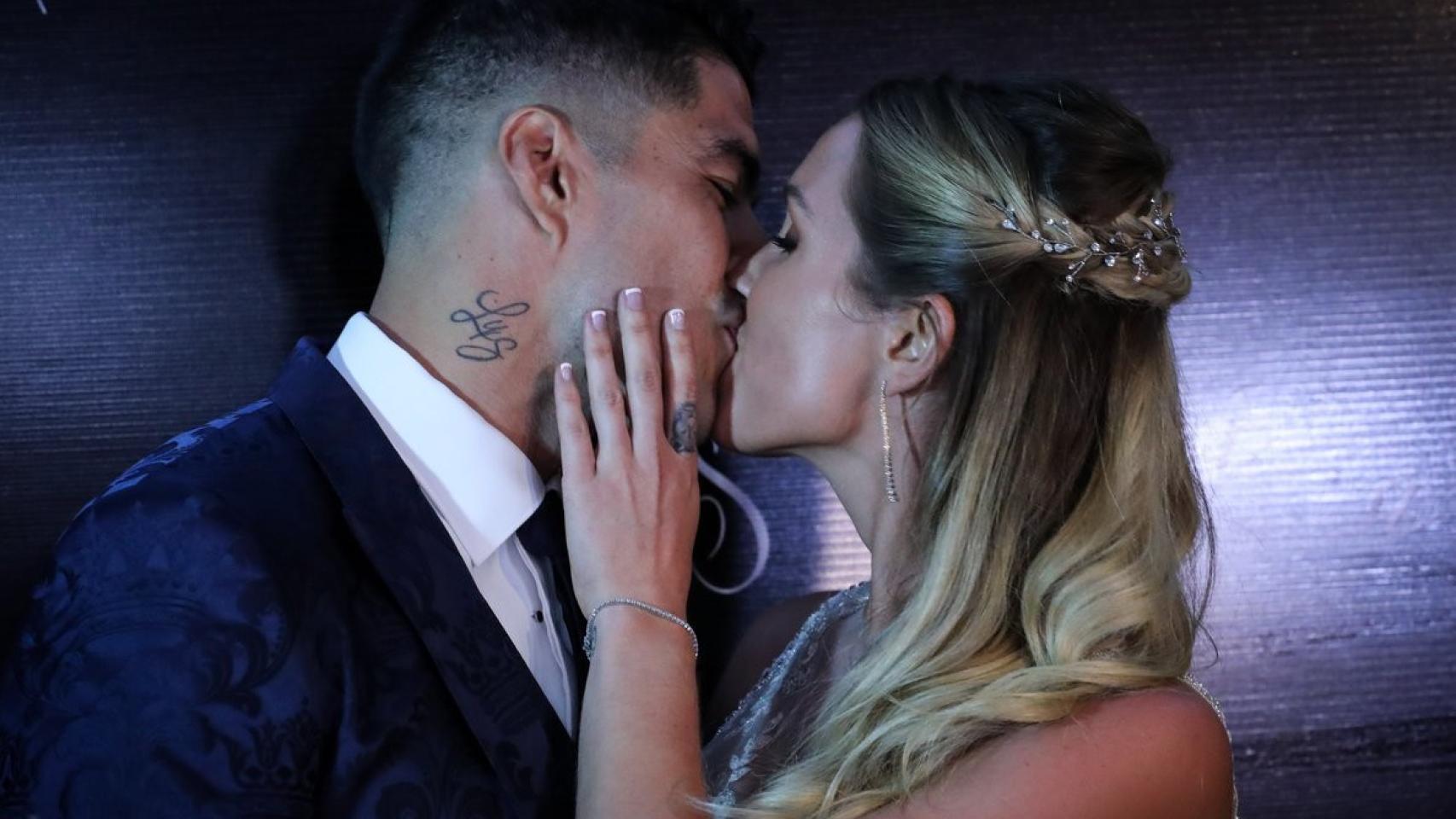 Sofía Balbi y Luis Suárez renuevan los votos / Redes