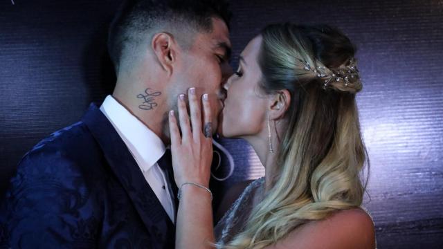 Sofía Balbi y Luis Suárez renuevan los votos / Redes