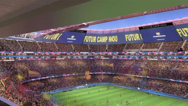 Los nuevos palcos VIP previstos para el nuevo Camp Nou elevarán la altura de los asientos de la tercera grada / FCB