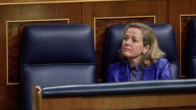 La vicepresidenta primera y ministra de Asuntos Económicos y Transformación Digital, Nadia Calviño / EP