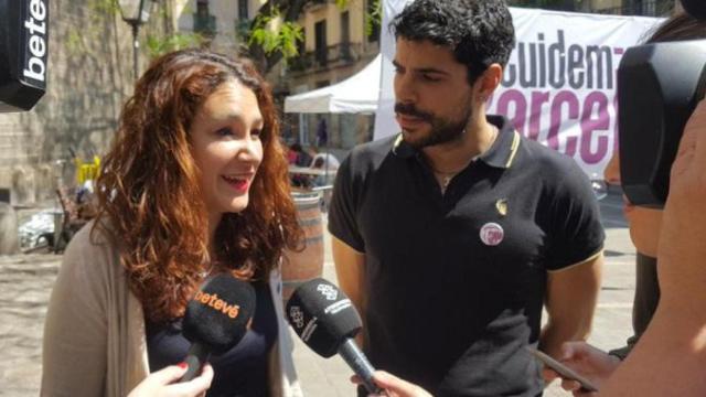 Laura Pérez, nueva secretaria general de Podem Barcelona, durante la campaña de primarias / TWITTER