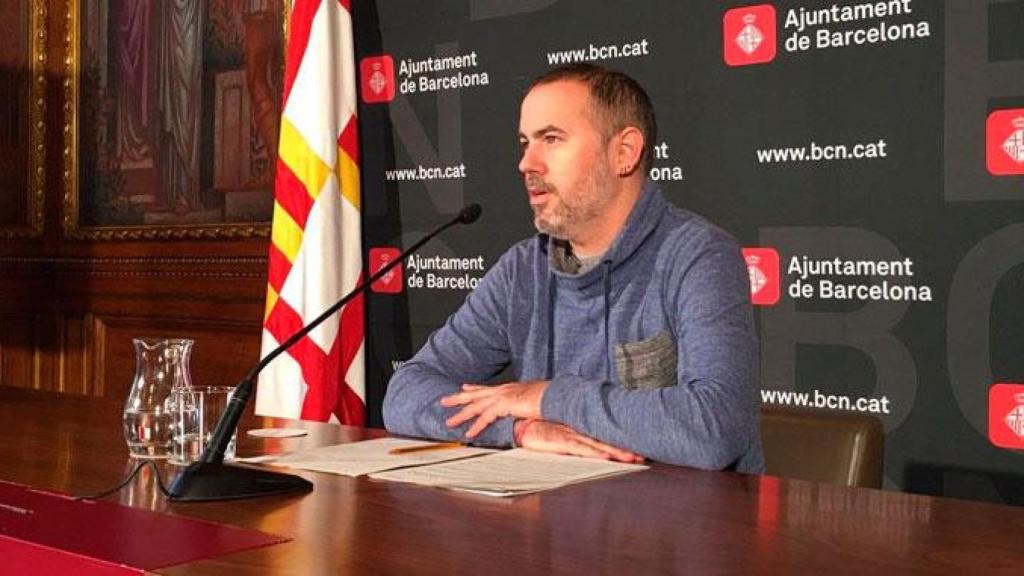 Eloi Badia, concejal de Presidencia, en una comparecencia pública anterior / EP