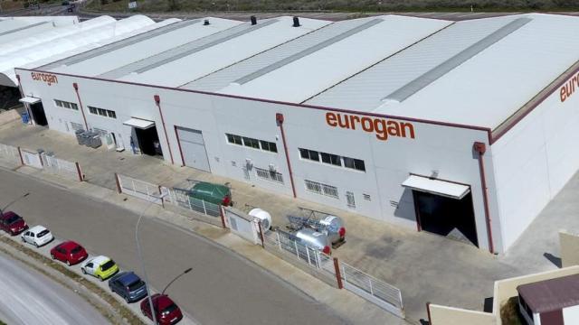 Planta industrial de Eurogan en el polígono El Borao, de Alfajarín (Zaragoza)