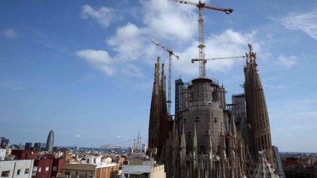 Una imagen de las obras de la Sagrada Família / EFE