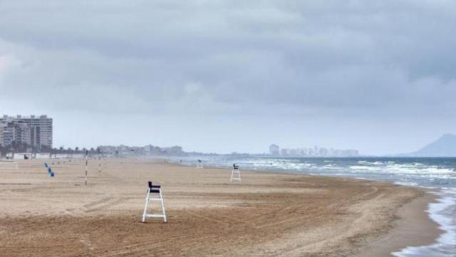 Playa de Gandía, donde se produjo la pelea mortal / EFE