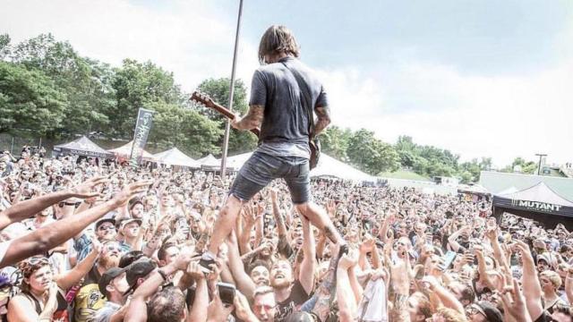 Jordan Buckley durante un concierto de Every Time I Die / INSTAGRAM