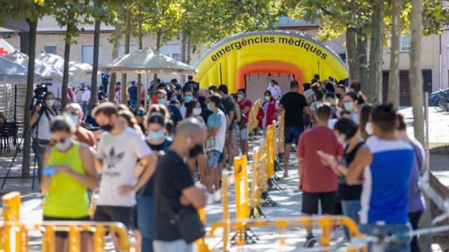 Zona de cribajes masivos de Covid en Cataluña / GENCAT