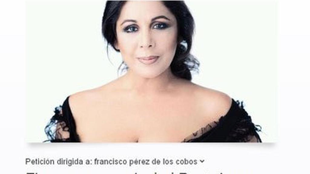 Isabel Pantoja en Change.org