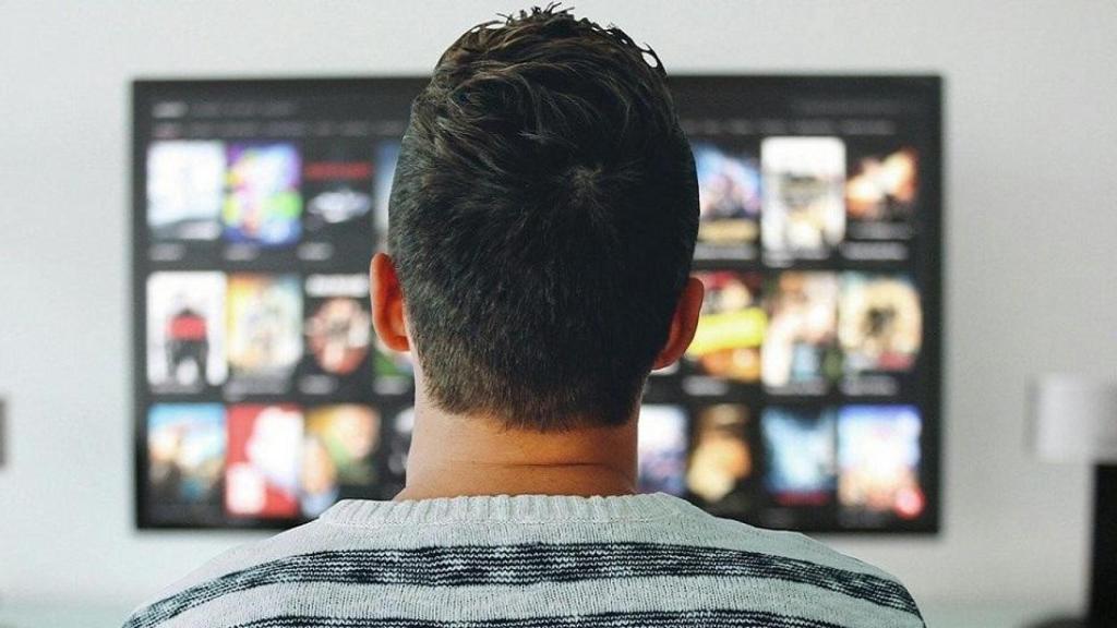 Un hombre viendo películas originales en Netflix / Mohamed Hassan EN PIXABAY
