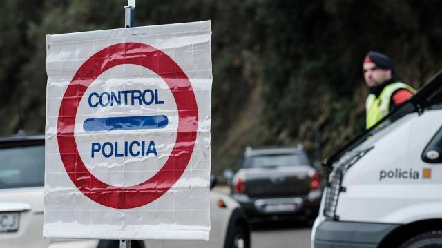Un control policial en una imagen de archivo