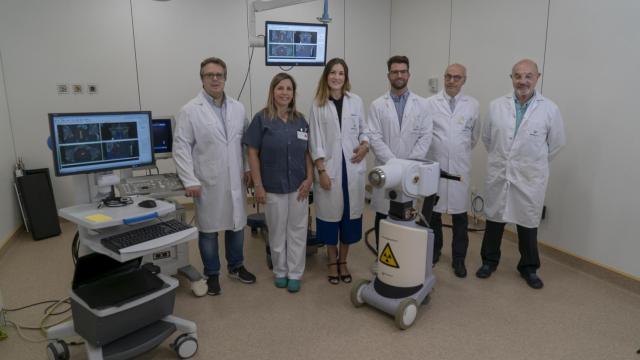 Equipo médico de la nueva Unidad de Braquiterapia
