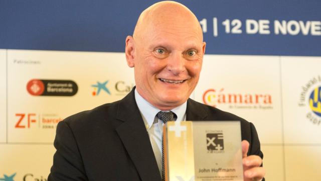 El consejero delegado de la GSMA, John Hoffman, en las jornadas económicas de S'Agaró que le rinden homenaje / EUROPA PRESS