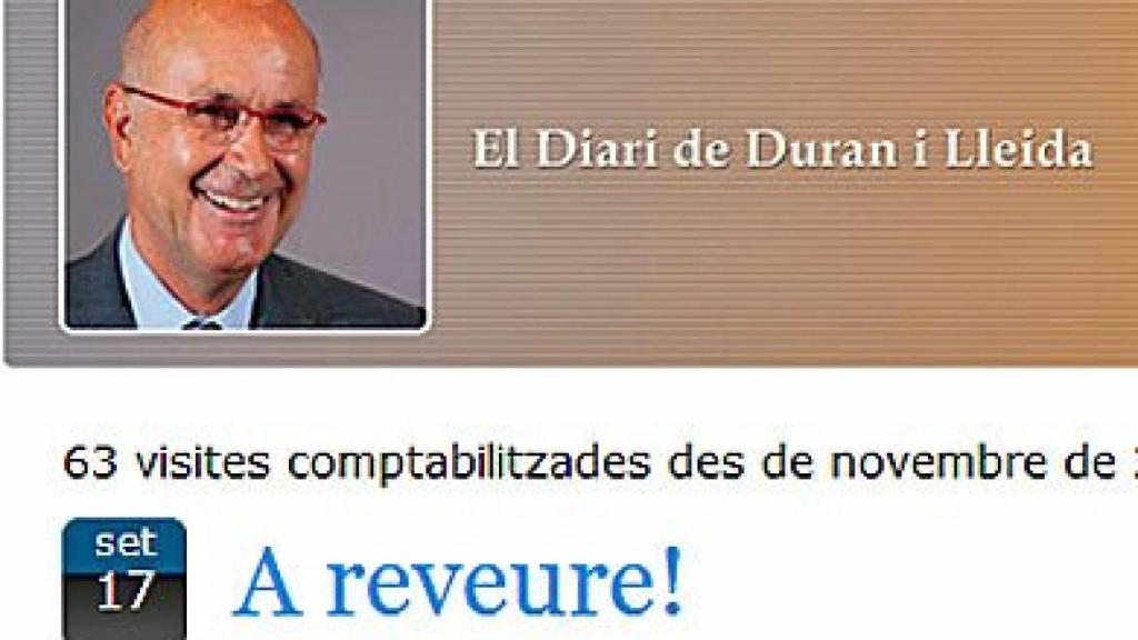 Duran se despide de su blog