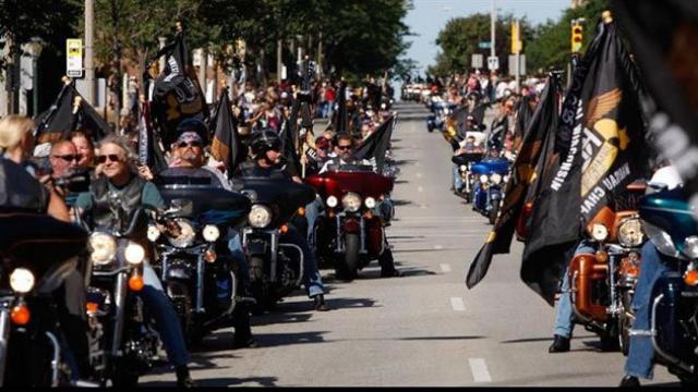 Imagen de la concentración de Harley Davidson en Barcelona / EUROPA PRESS