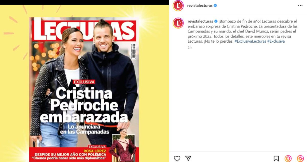 Publicación de la revista 'Lecturas' en Instagram / @revistalecturas