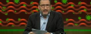 Toni Soler, leyendo una nota de rectificación sobre Joan Coscubiela / TV3