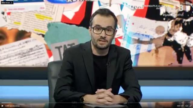 Jair Domínguez, presentador de varios programas de TV3 y Catalunya Ràdio