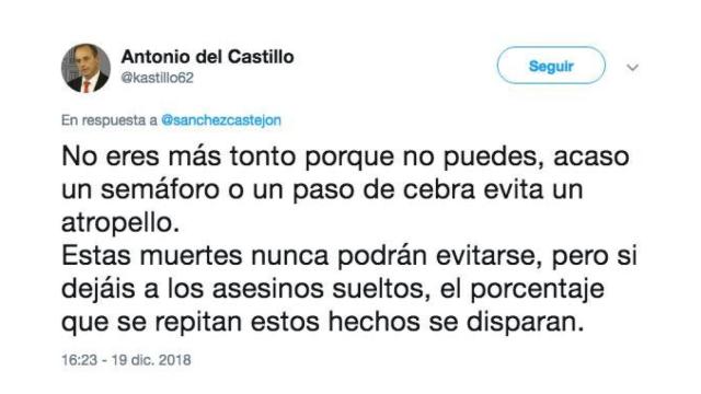 El padre de Marta del Castillo carga contra Pedro Sánchez / TWITTER