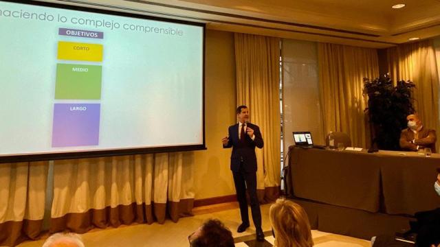 Víctor Mir, director de Rentamarkets en Barcelona, en el evento sobre el impacto de la guerra de Ucrania en las inversiones / VR - CG