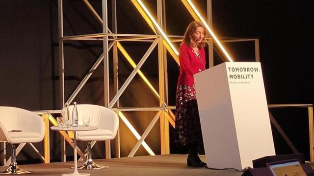 Marta Subirà, presidenta de FGC, durante la presentación del Tomorrow Mobility de Barcelona / CG