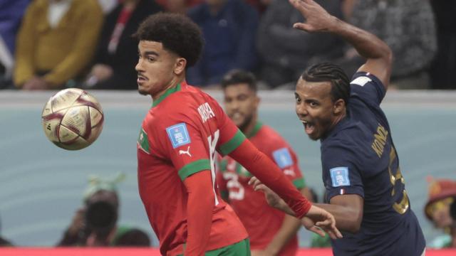 Koundé, en el partido que Francia disputó contra Marruecos / EFE