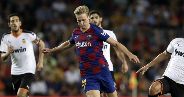 Una foto de Frenkie de Jong durante el Barça-Valencia / FCB