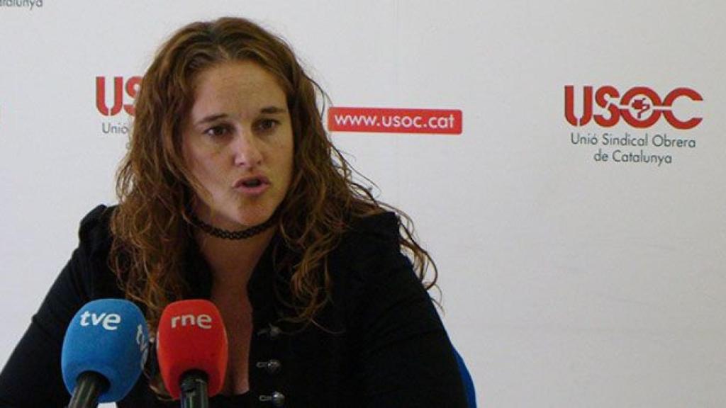 La secretària general d'USOC, María Recuero, en una imatge d'arxiu / CG