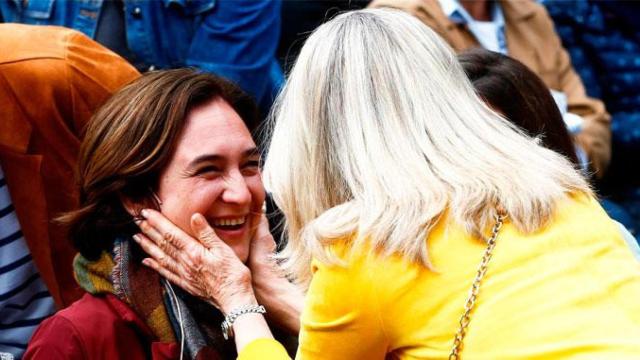 Ada Colau, alcaldesa de Barcelona, en un acto contra Vox el pasado fin de semana / EFE