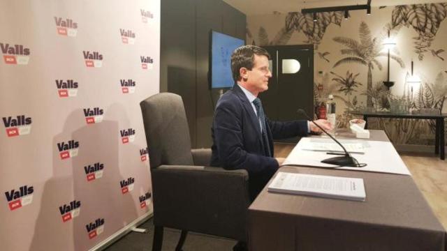 Manuel Valls, candidato a alcalde de Barcelona y ex primer ministro francés / CG