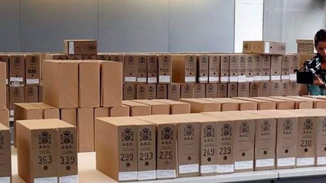 El archivo de los llamados 'papeles de Salamanca', que el TSJC ha rechazado que la Generalitat deba devolver / EFE