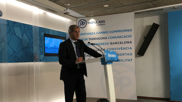 Alberto Fernández, líder del PP en el Ayuntamiento de Barcelona / CG