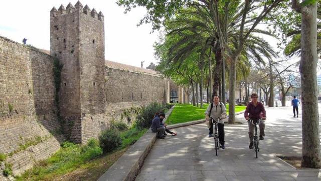 Muralla del Portal de Santa Madrona, junto al lugar donde se construirán dos hoteles / CG