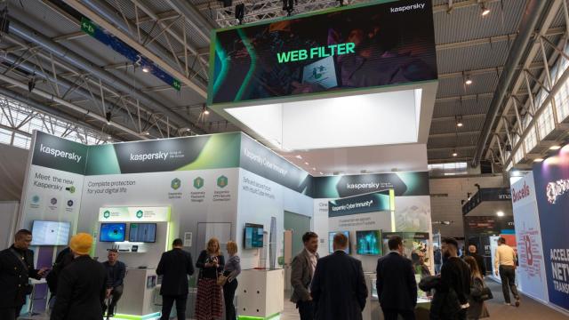 El estand del antivirus Kaspersky en el Mobile / LUIS MIGUEL AÑÓN - CG