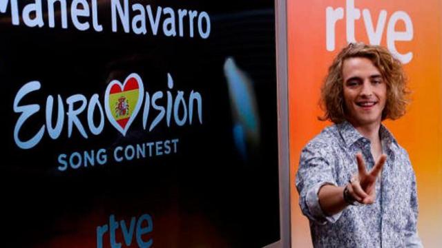 Manel Navarro tras ser elegido para representar a España en Eurovisión 2017 / CD