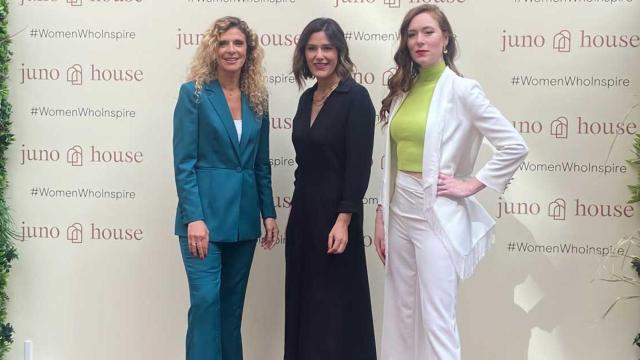 Eva Vila, Natalie Batlle y Liana Grieg, fundadoras de Juno House, el primer club social pensado para mujeres en Barcelona / CG