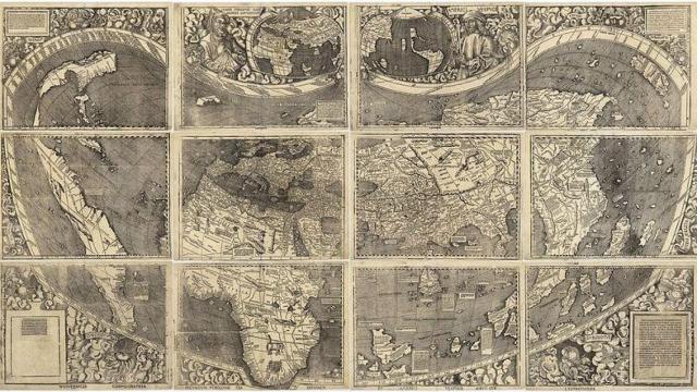 Mapa de Martin Waldseemüller de 1507, el primero en incluir el topónimo  América