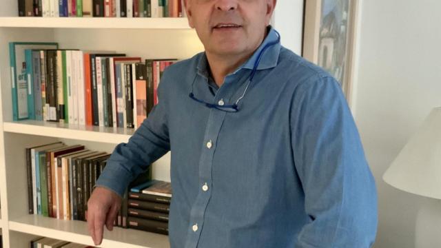 El politólogo Joaquim Brugué, en la entrevista con 'Crónica Global'