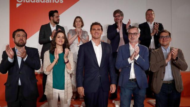 Albert Rivera y otros dirigentes de Ciudadanos / EFE