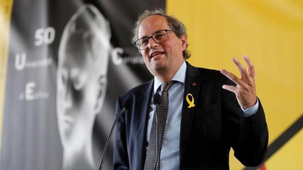 El presidente de la Generalitat de Cataluña, Quim Torra / EFE