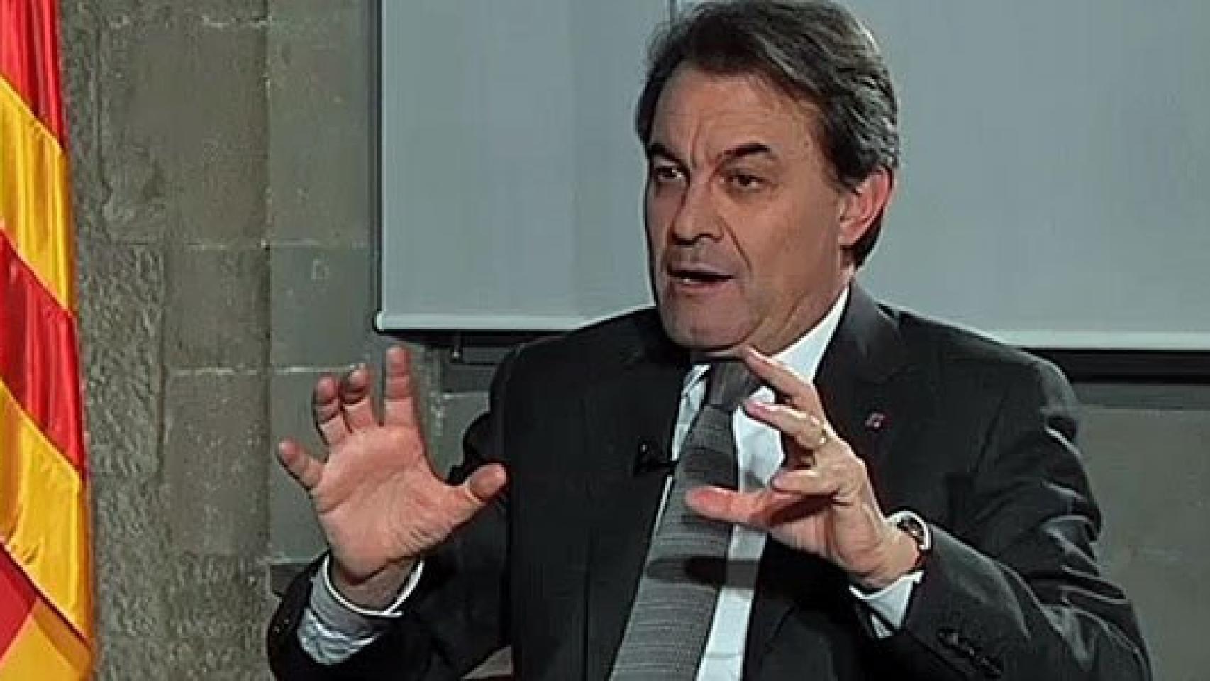El presidente de la Generalidad, Artur Mas