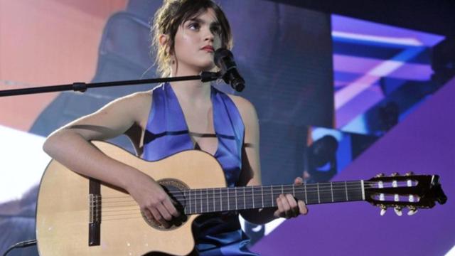 Imagen de Amaia Romero en plena actuación
