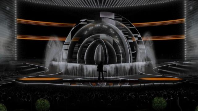 El escenario de Eurovisión / UER