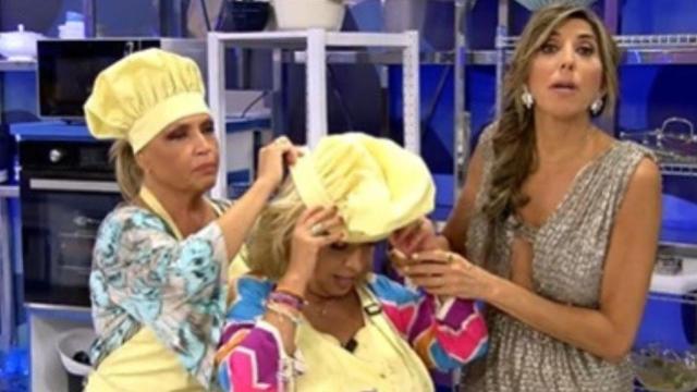 Lydia Lozano, Carmen Borrego y Paz Padilla en 'La Última Cena' / MEDIASET