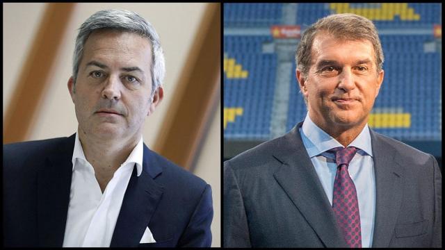 Víctor Font y Joan Laporta, en un montaje | REDES