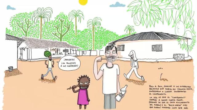 'La Escuela', el cómic solidario de Javier Royo para construir un colegio en Senegal